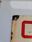 Original Magnolia Petroleum Co  Porcelain Caution Sign