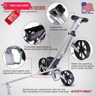Earthway Products 10001 Precision Garden Seeder With 7 Seed Twin  Aluminum