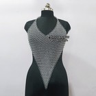 Medieval Chainmail Top 10mm Aluminum Handmade Festival Outfit Cosplay Costume