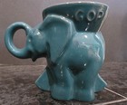Frankoma 1998 Gop Republican Elephant Mug Slate Blue Pottery  