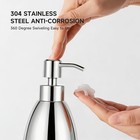Dish Soap Dispenser For Kitchen 304 Stainless Steel Hand Soap Dispenser