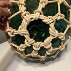 Vintage Japanese Fishing Buoy   14    With Intact Rope Netting