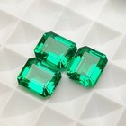 Columbia Lab Grown Emerald Loose Gemstones 0 5-8ct Emerald Cut Agl For Jewelry