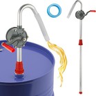 Drum Rotary Barrel Pump Hand Crank Diesel Fuel Oil Transfer Pump 55 Gallon Usa