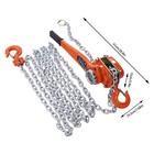 3300lb 1 5 Ton Hoist Ratchet Hand Lever Puller Come Along Double Hooks Cable Usa