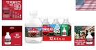 Mountain Spring Water Bottles  12 Pack - Naturally Mineralized Hydration 8 Fl Oz