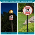 4 Pack Private Property No Trespassing Sign