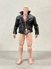 Mo-sml-jk-bk  1 12 Black Biker Faux Leather Jacket For 6 Inch Action Figure