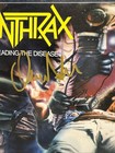Anthrax Spreading The Disease Lp Originally Autographed By 5 Members
