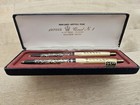 Arpege Chanel No 5 Ballpoint Pen Set Vintage 14kt Gold Perfumed Writing Pens
