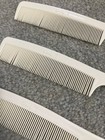 Goody  Vintage White Comb  Unbreakable Rat Tail Teasing Hair Plastic Retro Three