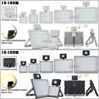 Led Flood Light 500w 300w 200w 150w 100w 50w 30w 20w 10w Outdoor Lamp Spotlight