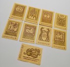 Vintage Soviet Matchbox Labels  Series  folk Art Of Ossetia  1976 Ussr 