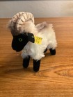 Steiff Snucki Mountain Sheep 1960s Mohair Plush Id Button Tag 12cm 5in Vintage