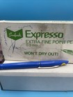 Vintage Sanford Expresso Extra Fine Point  3mm Blue Box Of 12 Tested Nos