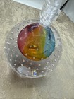 Leon Applebaum Large Art Glass Bubble Perfume Bottle