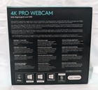 Logitech Brio 4k Pro Webcam - Ultra Hd Video Conferencing  Black - New