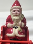 Antique 1920s Santa Sleigh Christmas Thin Celluloid Japan