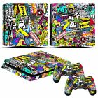 Sticker Decals For Playstation 4 Ps4 Slim Console   2 Controller Skin Cover