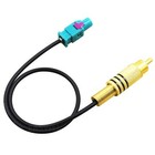 Male Fakra To Rca Car Antenna Adapter Cable Vehicle Video Signal Gps Navigation
