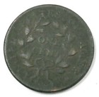 1801 Us Mint Draped Bust Large 1 One Cent Coin   Good   Free Ship