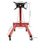 2000 Lbs Folding Engine Stand Foldable Rotating Engine Holder Heavy Duty 360  