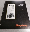 Simplicity Regent Series Parts Manual    Models In Photos    Very Good Condition