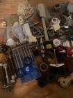 Lot Of Various Hardware Parts Styles Electrical Adapters  Plugs Junk Draw  Etc 