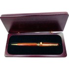 Wood Pen With Golf Club Clip In Wood Presentation Box 