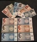Third Reich Currency Lot Adolf Hitler Leaders Banknotes Reichsbanknotes Currency