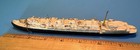 As Is 1930 s Bassett Lowke Mauretania Waterline Model Ship  100 Ft  To 1  Vtg