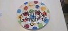 Coton Colors Happy Everything Big Large Dot Serving Plate Platter 16 5 