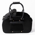 First-class Travel Pet Dog Carrier Bag  black  - Chic Pet Bags