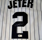 Derek Jeter Signed Yankees Jersey Autographed W coa