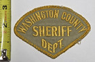 Vintage Washington County Sheriff Wi Police Patch West Bend Wisconsin