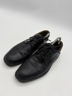 Clark Unstructured Black Leather Mens Shoes Size 9 M Comfort