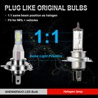 For Honda Fit 2006-2020 Led Headlight Kit 6000k High low Beam   Fog Lights Bulbs