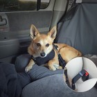 2 Pet Seat Belt Dog Safety Adjustable Clip Harness Lead Car Auto Travel Puppy