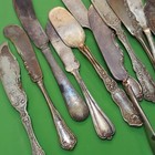 Mixed Lots Silverplate Mixed Lot Butter Knives   Spreaders  Mixed Pattern