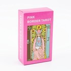 Pink Border Tarot Cards Deck 78 Cards With Guidebook Beginner Friendly Divinatio