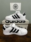 Adidas Kids Grand Court 2 0 El C New Ih5529 White Black Authentic  size 1 Kids 