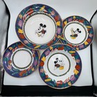 Disney Minnie Mouse Vegetable Veggie Plates   Bowls Stoneware - 12 Pc Lot 3 Sets