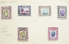 North Borneo 1945 Bma 4 Stamps - 1947 Crown Colony 7 Stamps Collection Page Lot