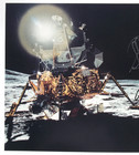 Apollo 14 Crew Signed Nasa  on The Moon  Shepard  Roosa   Mitchell Authenticated