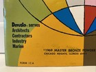 Vtg  Orig   Rare 1969 Derusto Industrial Paint Sample Color Chip Brochure 16 Pgs