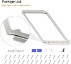 180 Degree Bifold Barn Door Hardware Kit Hidden For Left right Open Closet Doors