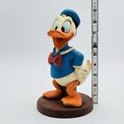 Disney Store Donald Duck Simulated Wood Figurine Statue 1980s Vintage
