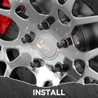 24 Pcs 14x1 5 Pitch Studs Wheel Lug Nuts  1 8 Inch Height Oem 24pcs   14x1 5 Bk   