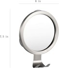 Ettori Fogless Shower Mirror With Razor Holder Suction Lock For Shaving
