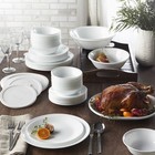  4 Pack  Corelle Winter Frost White 18 Oz Soup Bowl Set